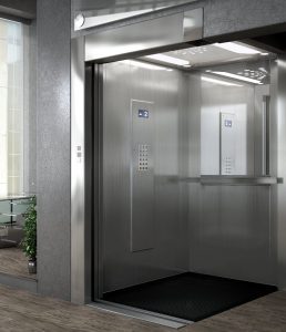 Металлическое обрамление лифта
